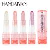 HANDAIYAN 4 Color Warm Lipstick Flash Anti-Cracking Long-Sticking Moisturing Lip Oil Hydrating Jelly Lip Balm