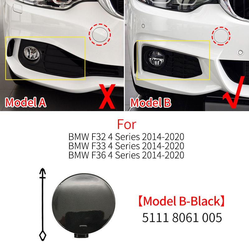 For BMW F32 F33 F36 M Sport 2014- Car Front Bumper Trailer Hook Tow Cover Cap Accessory For BMW 4 Series 420 425 430 440