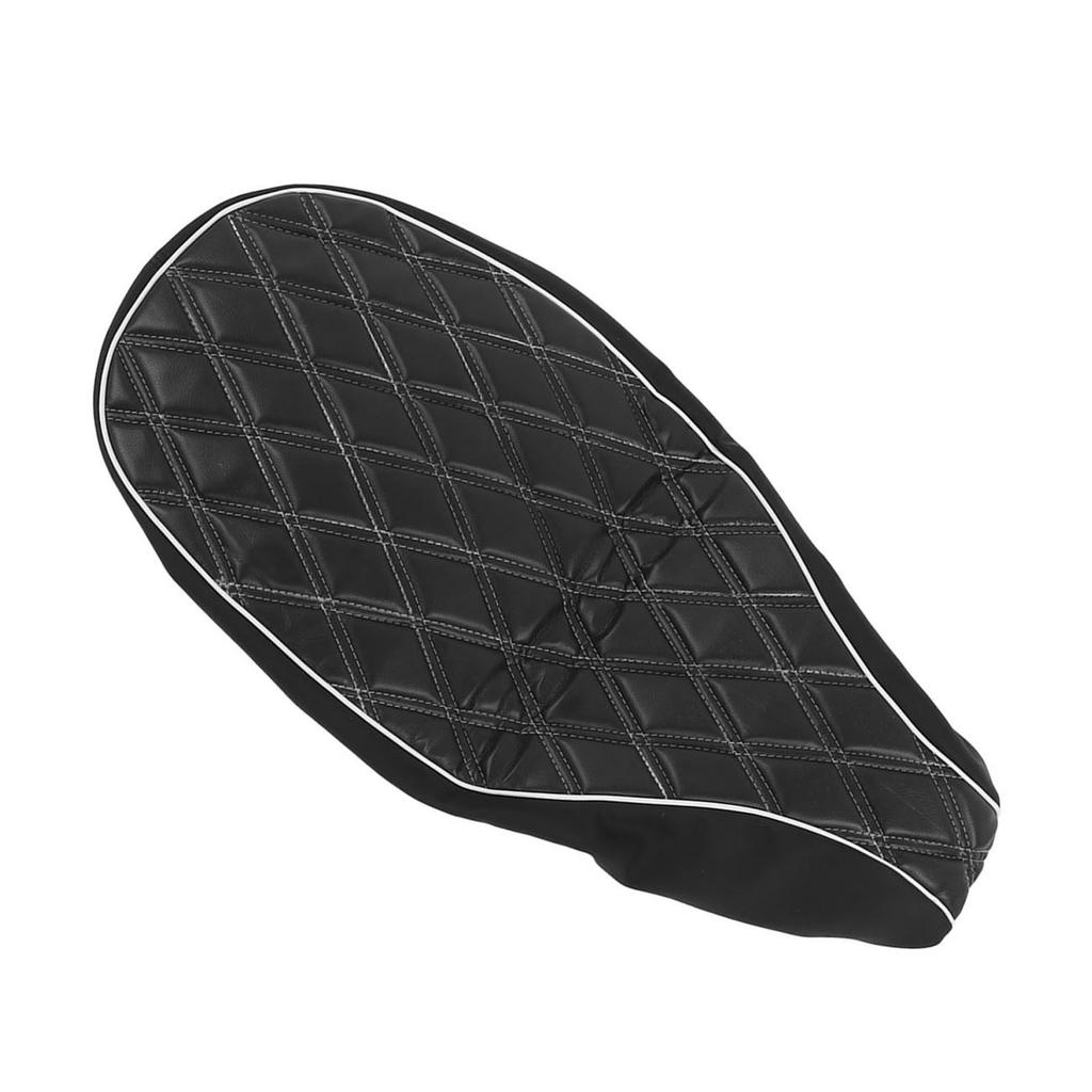 Saddle Leather Cover Replacement for Vespa 125 150 Sprint Fast Ts Super Vbb Vba Vnb GTR GlBlack