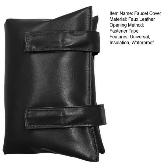 Уличный чехол для крана для зимней изоляции, защита от замерзания крана, многоразовая водонепроницаемая обертка для водяного крана для наружной стены, сада, двора, шлангового патрубка