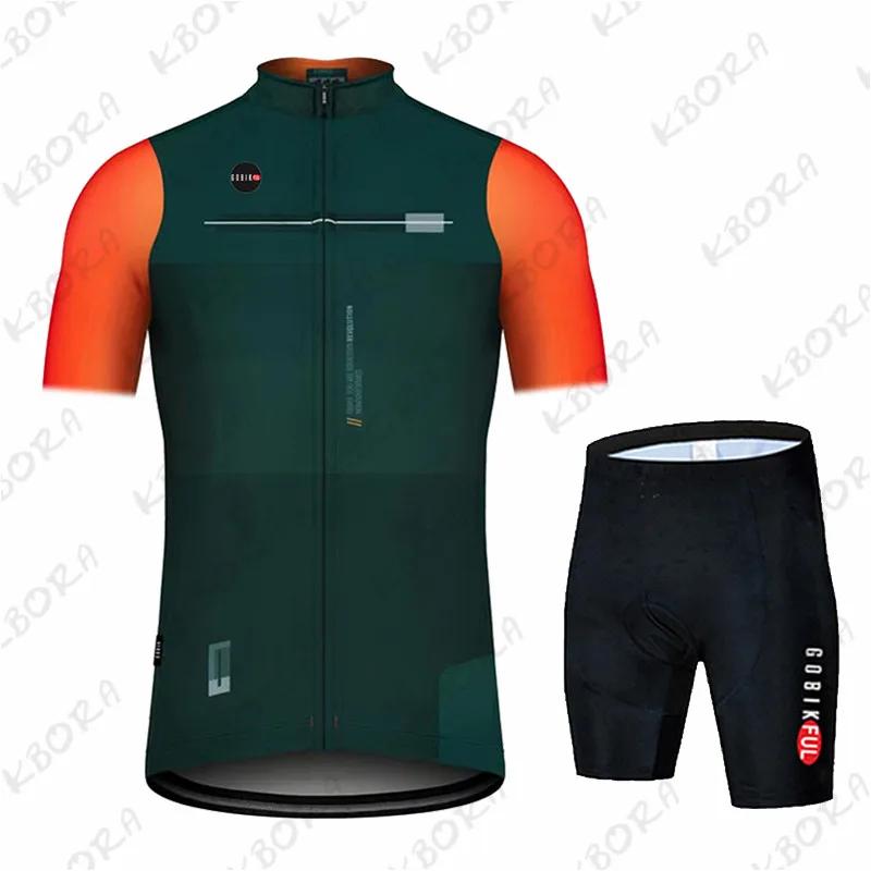 Мужская одежда для велоспорта с коротким рукавом Gobik Mtb Велосипедная форма Майка Велосипед Одежда для велоспорта Мужская 2026 Летний дышащий велосипедный костюм Комплект