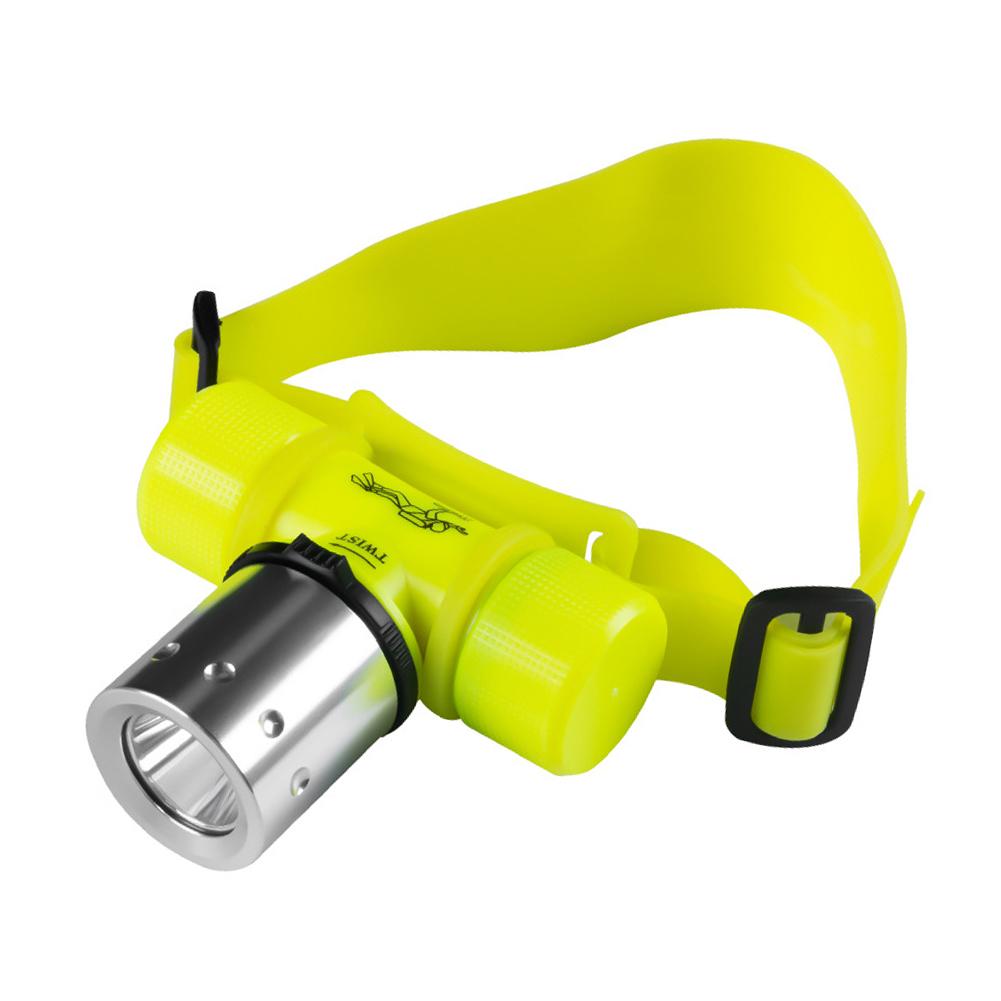 Водонепроницаемый налобный фонарь для дайвинга с мощным магнитным переключателем, супер яркий фонарь T6 с креплением на голову и длительным сроком службы