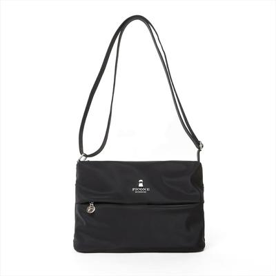 Сумка Наплечная сумка для женщин мужчин Бренд Взрослый Crossbody Плечо Легкая Стильная Простая Милая Легкая Дорожная PICONE Молния Черный