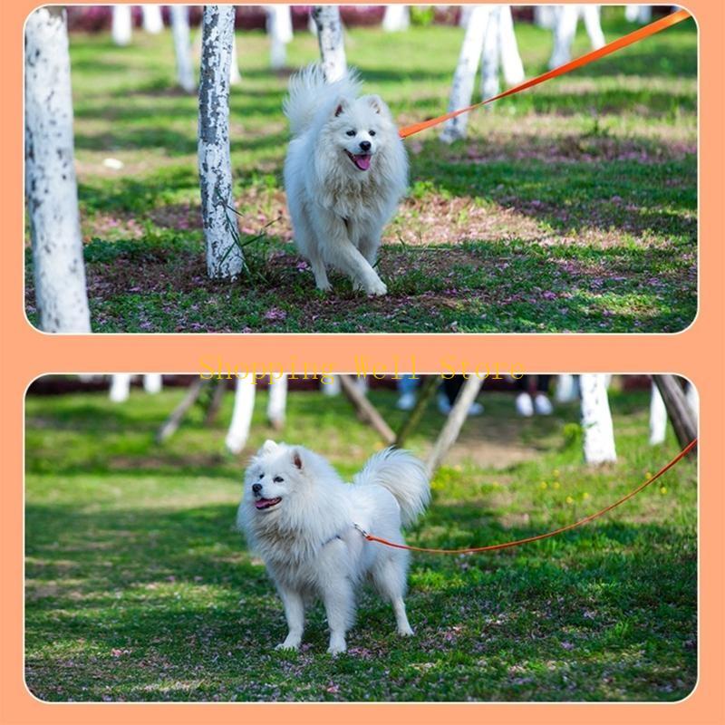 KX4B Поводок для выгула собак 10-50 футов Прочный удобный поводок для собак для средних собак Многоцветный поводок для собак