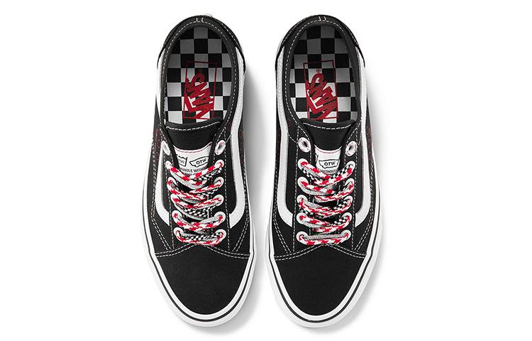 Men's Sneakers Vans Tapered Canvas Abrasion Resistant Lightweight Breathable Low top Skateboard Shoes Unisex