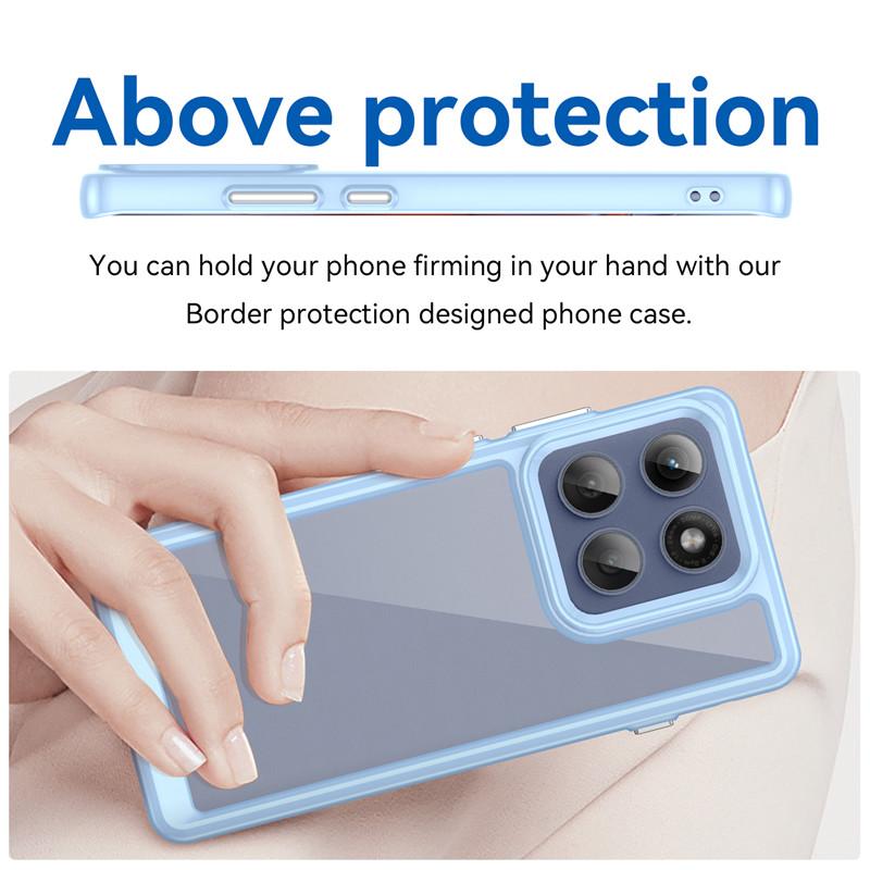 For Motorola Edge 60 Pro Case Moto Edge 60 Pro Cover TPU Border Acrylic Backplane Bumper Protective Phone Cases Moto Edge 60 Pro