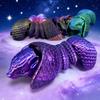3D-печатная статуэтка панголина, Фиджет-фигурки животных для декора рабочего стола дома и в офисе, Гибкое 3D-печатное животное, 32 см/12,6 дюйма, 16 см/6,3 дюйма