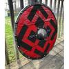 Винтажный средневековый готовый к бою щит Лучший деревянный щит Viking Shield LARP