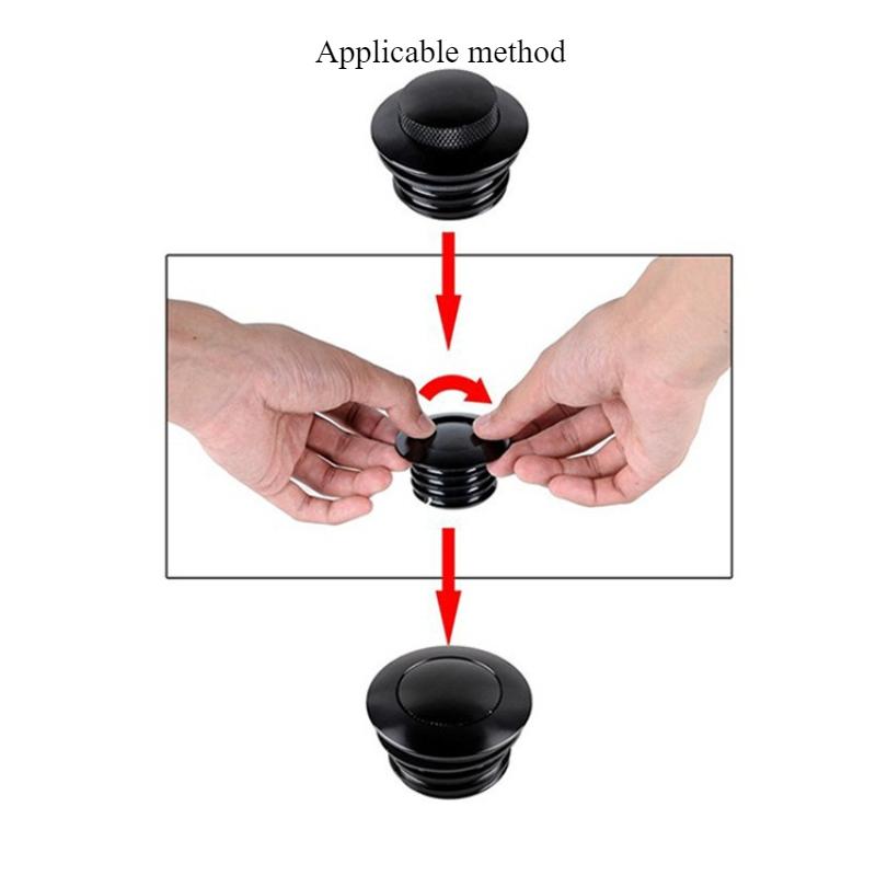 Motorcycle accessories suitable for Harley Davidson modified press type fuel tank cap CNC fuel tank pop-up top cover