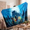 Warm Flannel BlanketHotel Transylvania Soft Cozy Throw Blanket for Bedroom Couch