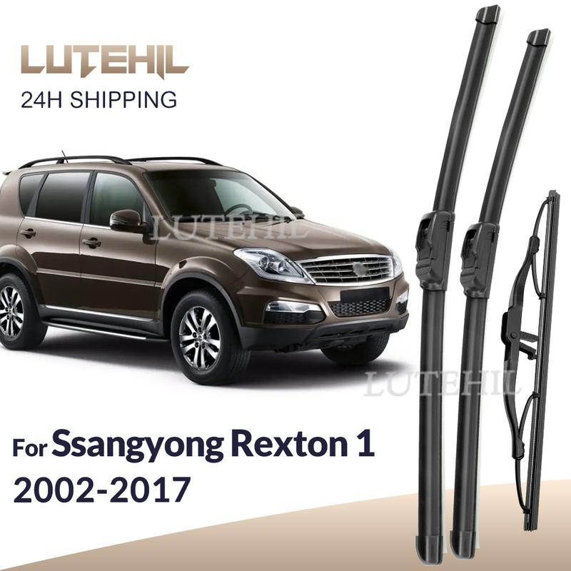 Для Ssangyong Rexton 1 2002-2017 2003 2004 2005 Дворники Передние и Задние Стеклоочистители Лобовое Стекло Оконные Щетки 20"+20"+14"