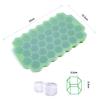 Ice Cube Mold Honeycomb Silicone Ice Cube Maker Ice Tray Mould Reusable Food Grade Ice Maker with Lids for Summer Juice Wine