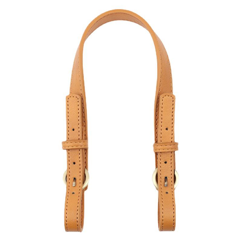 Adjustable 47-52cm Double Buckle PU Leather Strap for Bags and DIY Projects