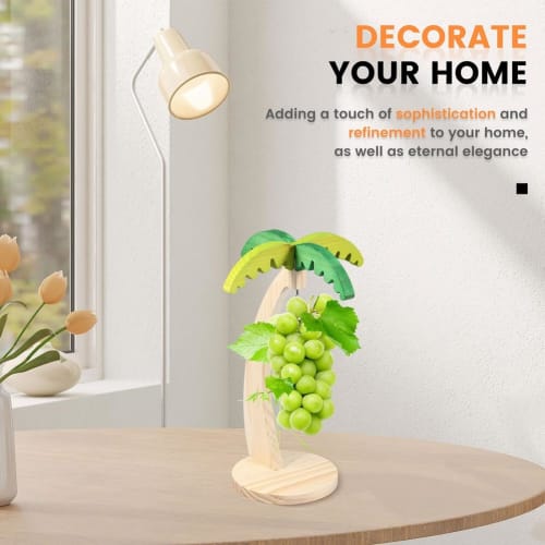 Ofegtom Banana Holder Stand, Durable Stainless Steel Hooked Banana Holder, Banana Hanger Stand, Creative Shaped Banana Holder