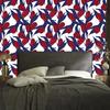 Painted Red Tulips Wallpaper for Living Room and Bedroom 50x1000
