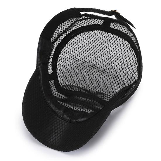 Beach Hat Flat Top Large Brim Full Mesh Casual Adjustable Buckle Casual Breathable Sunscreen Military Hat Outdoor Activities