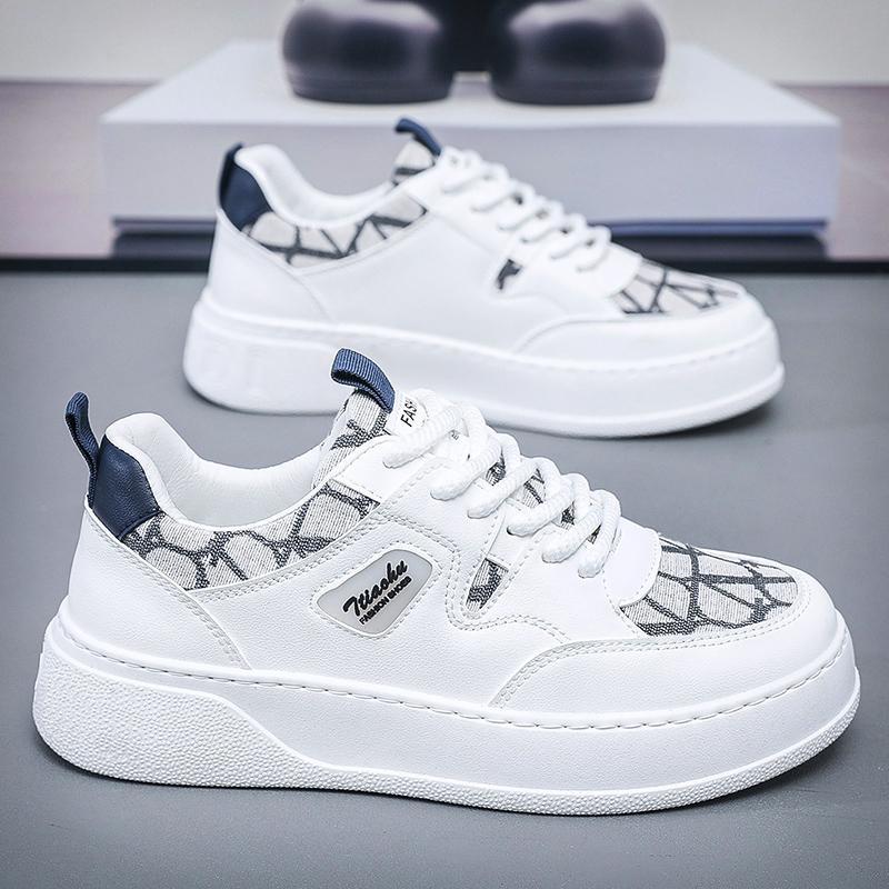 Массивные кроссовки размера плюс 45 для мужчин, модные повседневные туфли из микрофибры, кожи и сетки, дышащие, на увеличенной платформе