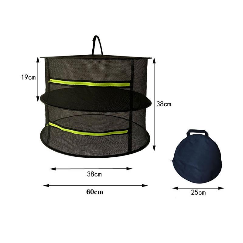 2-8-слойная сетка для сушки трав, подвесная корзина для рыбы, складная сушилка, сумка для сушки овощей и трав