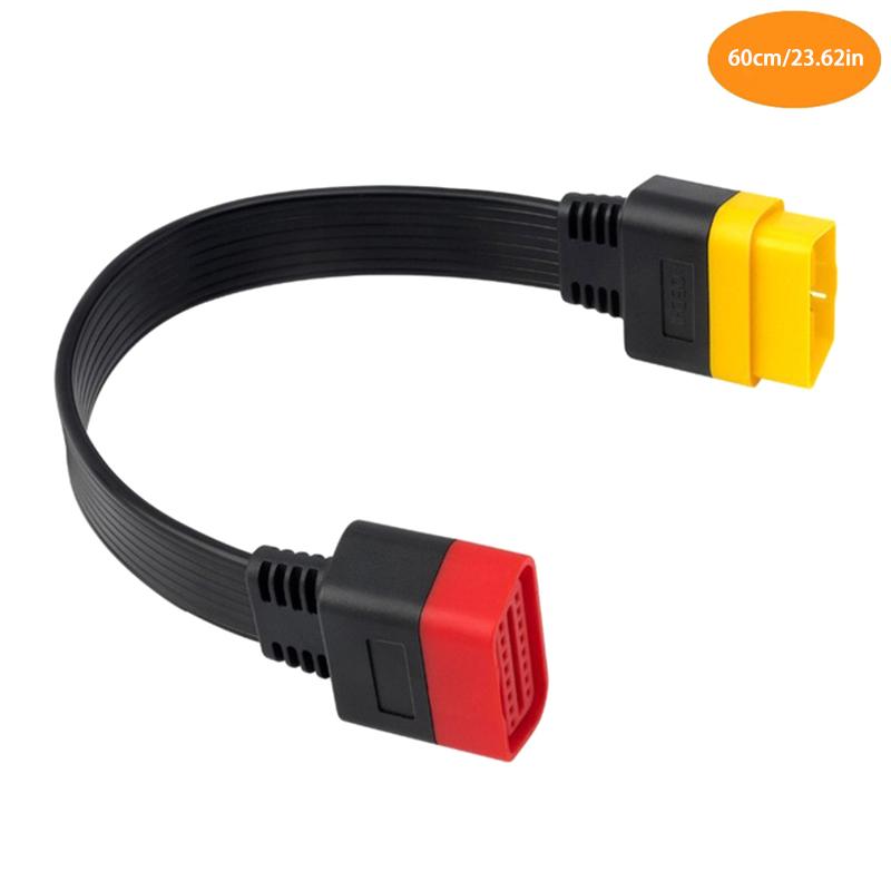 OBD2 OBDII Удлинительный кабель Разъем Папа-Мама 16-контактный Диагностический инструмент Для Elm327 Launch Think Diag Адаптер Негибкий