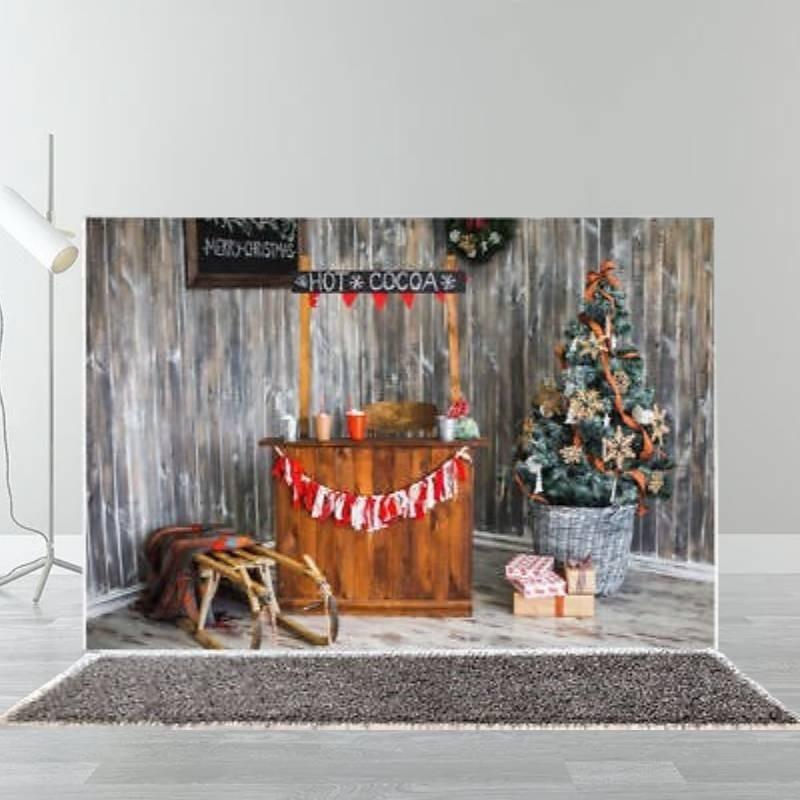 Creative Children's Photography Background Cloth Christmas Theme Studio Props