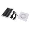 Solar Powered Exhaust Fan 6W Solar Panel and 4in Ventilation Fan for Greenhouse Chicken Coop Shed Pet House