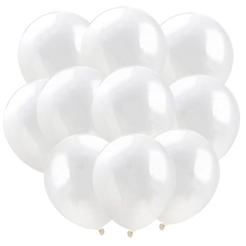 10PCS Gold Silver Metal Latex Confetti Balloons Baby Shower Wedding New Year Birthday Party Decorations Matte