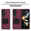 For Samsung Galaxy Z Fold4 5G Case Anti-Scratch Phone Cover Hard PC Case with Kickstand