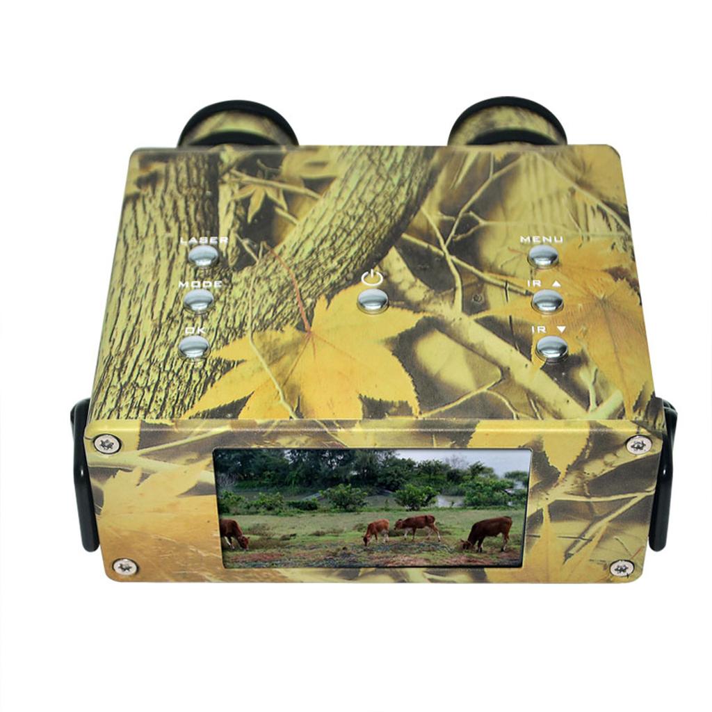 4K Night Vision Goggles High Clear 3000m Low Light 500-600m Full Dark 3-Inch IPS Display Black Silve