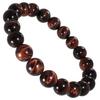 Gin No 10mm 3A Grade Red Tiger Eye Red Tiger Eye Bracelet Length 19cm L Natural Stone Power Stone Bracelet Prayer Beads Red Tiger Eye Stone Luck with