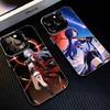 Чехол для телефона Acheron-Honkai-Star-Rail для iPhone17,16,15,14,13,12,11 Plus,Pro Max Черный Матовый Ударопрочный Чехол
