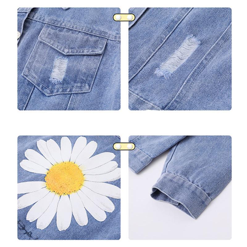 Деминовая куртка для девочек, детская весенняя теплая куртка, модное подростковое пальто с героями мультфильмов, осенние детские джинсы для маленьких девочек, детская верхняя одежда, От 3 до 15 лет