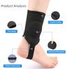 1 Pair Soccer Ankle Guards Protector Breathable High Elastic Shockproof Friendly To Skin Sports Ankle Support Braces