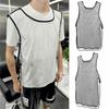 Antistatic Transparent Barber Uniform Double-sided Hairdresser Vest  for Beauty Salon Nail