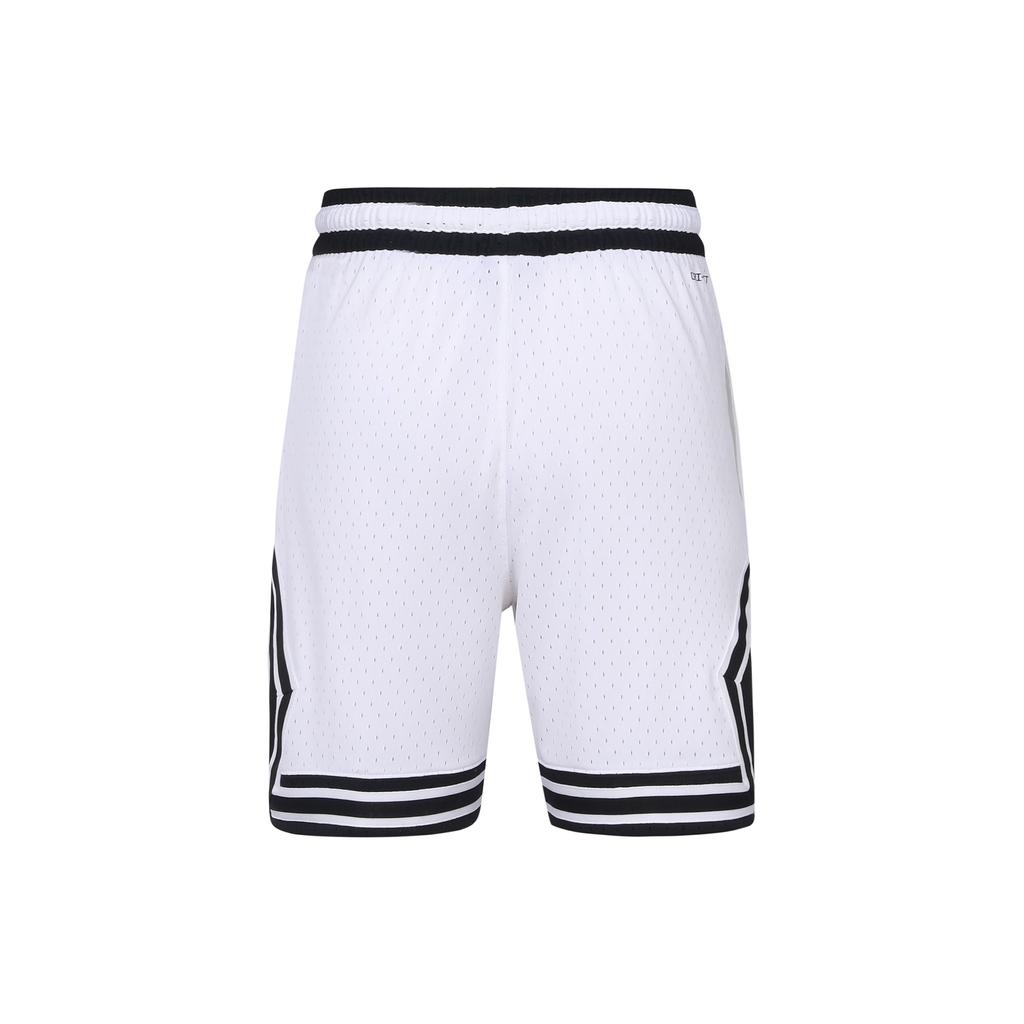 Jordan High Waist Drawstring Shorts With Solid Color Brand Logo Men Bottoms White DX1488-100