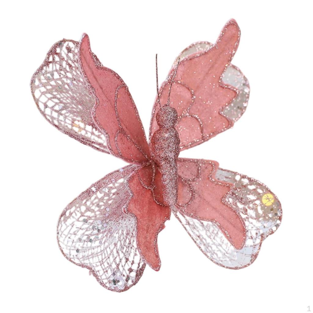 Искусственный фон с бабочками Рождественская елка Подвесное украшение Ремесло Декор Украшение для дома День рождения