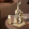 3D деревянная головоломка Волшебная виолончель, механическая музыкальная шкатулка с подвижным стержнем, забавная креативная игрушка для детей, набор строительных блоков для девочек, для взрослых
