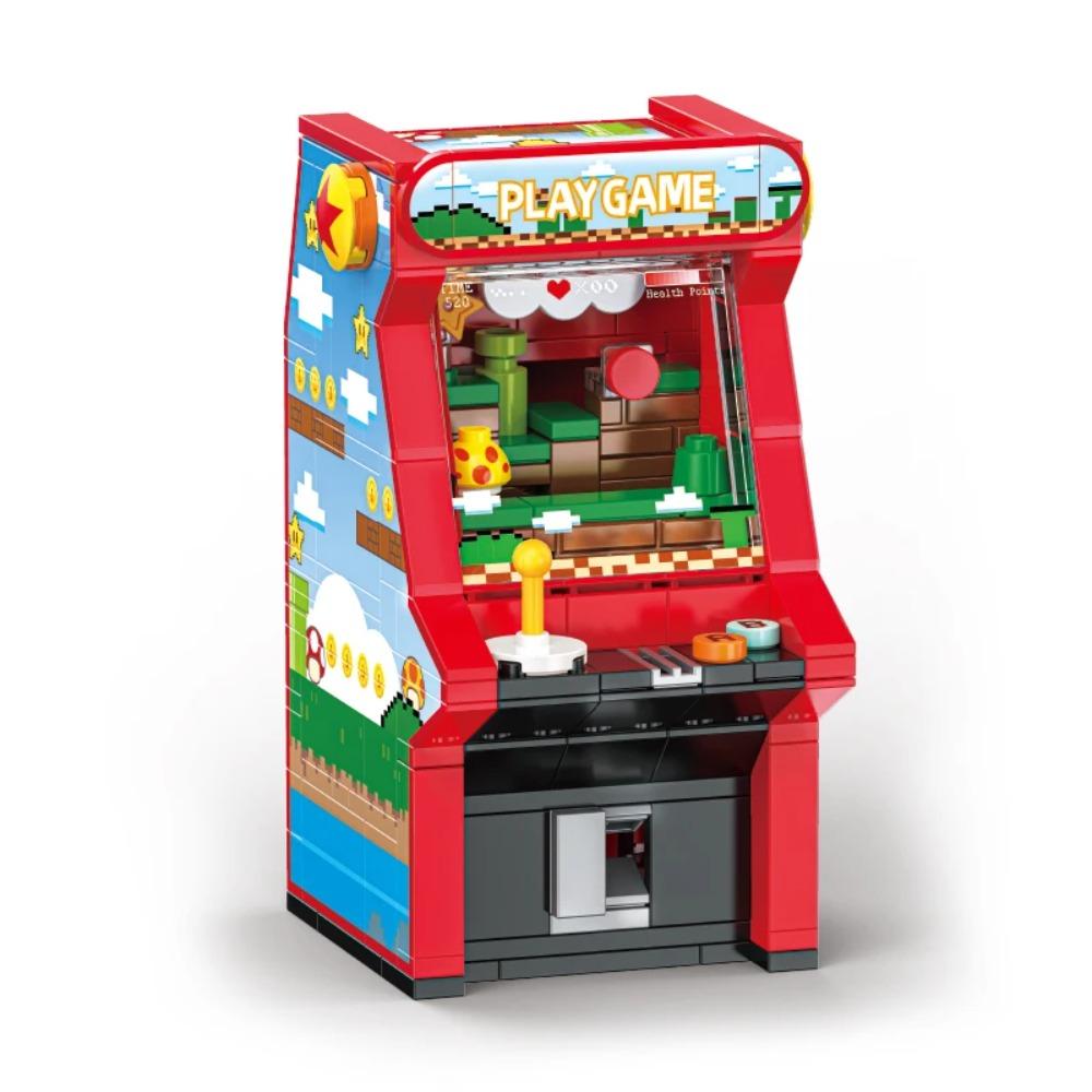 JAKI Retro Electronics Series Game Console High Brick Building Blocks MOC Model Assembly Creative Ornament Kids Birthday Gift