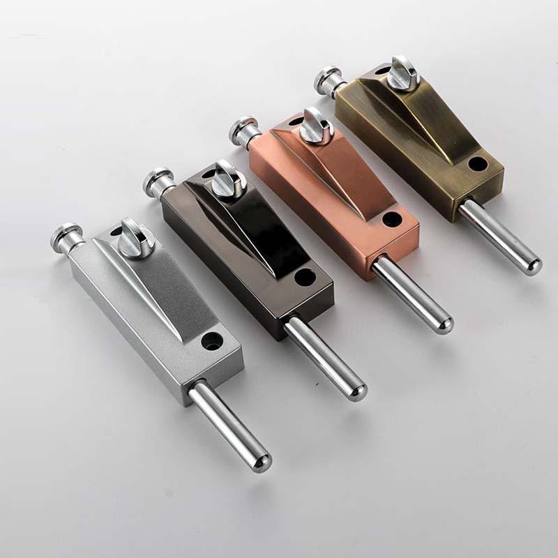 Защелка-замок для пола из алюминиевого сплава и вращающейся деревянной двери