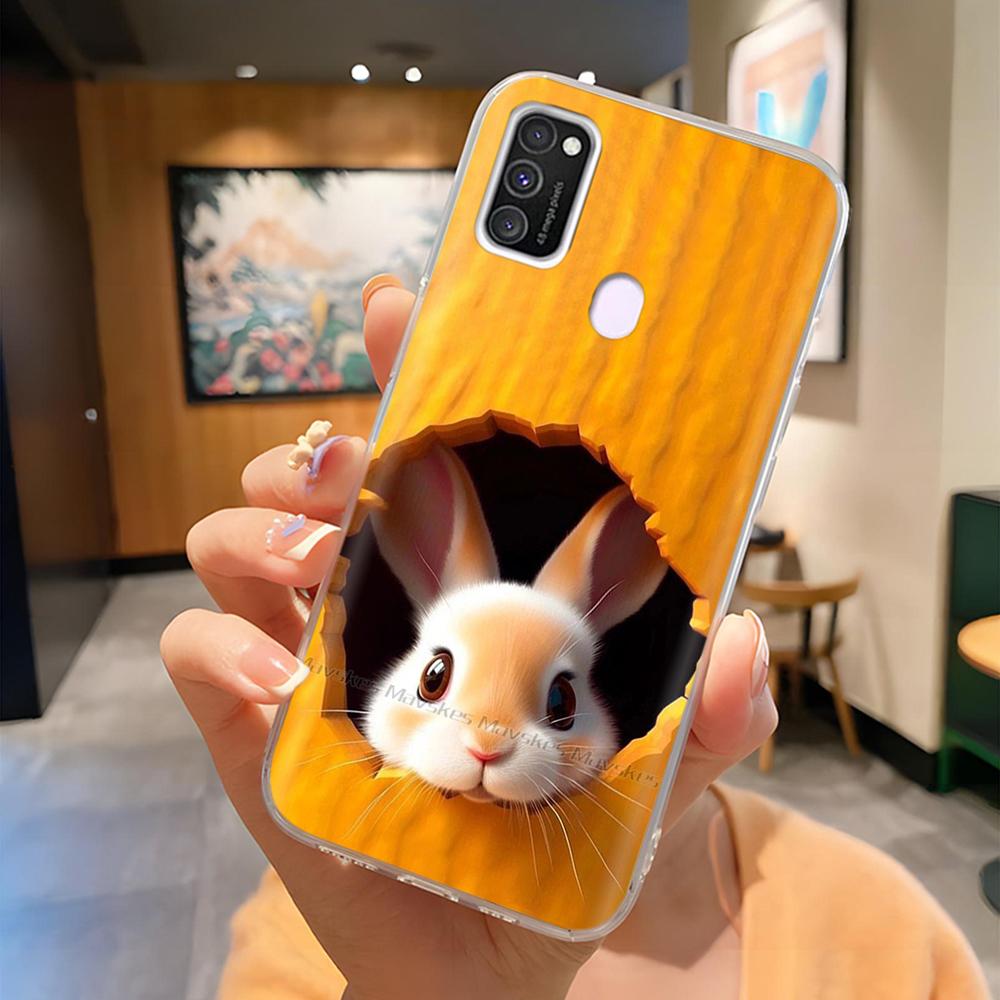 Для Samsung Galaxy M21 M31 Чехол Мягкий ТПУ Мягкий Силикон Модный Чехол для Телефона Для Samsung M21 M31 Funda Роскошная Задняя Крышка Coque Para