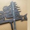 Decorative Iron Weather Vane Weathervane Perfect for Roofs and Outdoor Garden Courtyard Decoration Wind Direction Tool