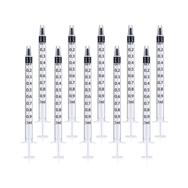 2-20Pcs 1ml-10ml Plastic Reusable Syringe For Measuring Nutrient Hydroponics Kithchen Tool