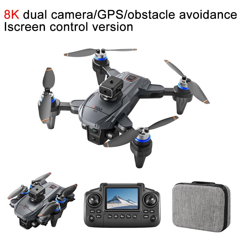Дрон K812 MAX 8K ESC Профессиональная HD Камера RC Дрон GPS 5G Wi-Fi FPV Квадрокоптер Складной Аэросъемка БПЛА Пульт Дистанционного Управления Игрушка