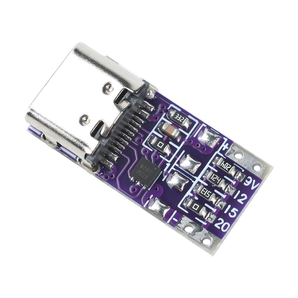 PD3.1 PD3.0 QC3.0 Протокол быстрой зарядки Модуль платы-обманки для теста старения 9В 12В 20В 28В 36В 48В Тип интерфейса C Модуль