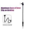 Gooseneck Webcam Bracket Flexible Webcam Holder Camera Stand for Brio 4K C925e C922x Desk