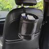 Car Trash Can Portable Foldable Hanging Car Storage Bucket Chair Back Oxford Cloth Storage Bag Trash Can