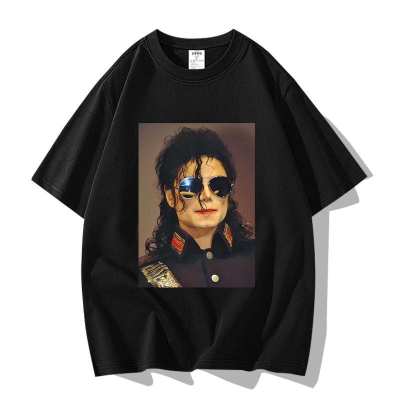 2026 Limited Edition Michael Jackson Pattern Men and Women New Summer T-shirts for Adults Parents and Children Cotton T-shirts