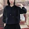 Толстовка с капюшоном для женщин, весна и осень, новая, сшитая из разных тканей, свободная, стильная, универсальная, стройнящая, с длинным рукавом