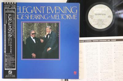 LP Пластинка ДЖОРДЖ ШИРИНГ, МЕЛ ТОРМЕ - Элегантный вечер K26P6414 CONCORD JAZZ Япония Оби Джаз Б/У