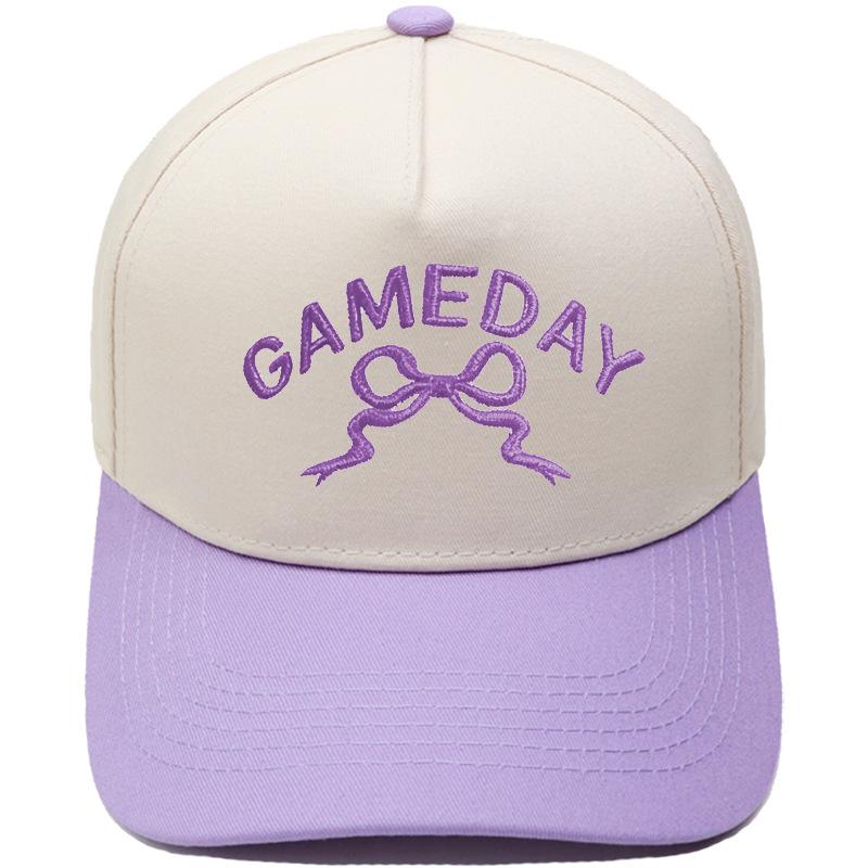 GAMEDAY Truck driver hat three-dimensional embroidery retro color matching baseball cap European and American men's and women's casual hat