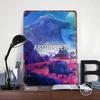 Astroneer Game Cover Art Printed Poster Customized Wall Art Retro Vintage Metal Tin Signs for Home Decor Decoration Garage Items